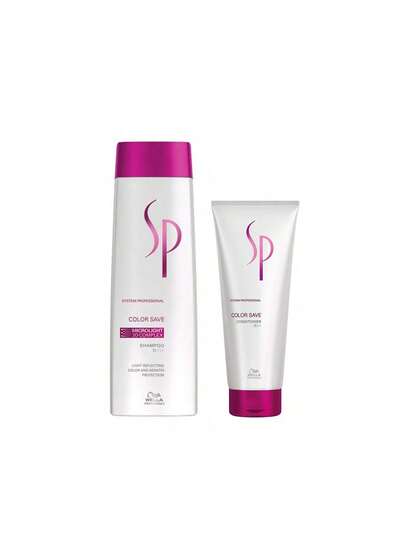 Wella [Bundle] SP System Professiona Color Save Shampoo 250 ml + Color Save Conditioner 200 ml