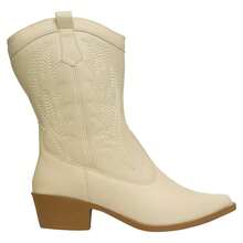 Women Mid-Calf Boots - Champagne - View 14