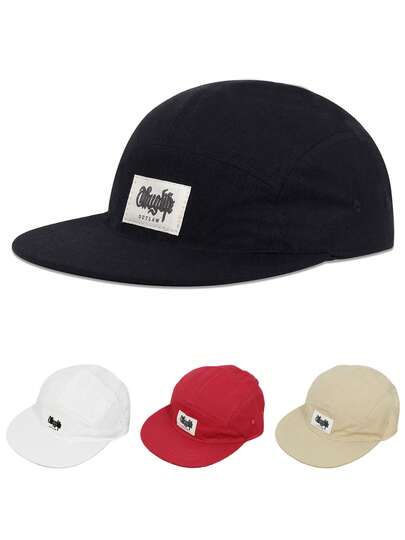 1 PC Họa Tiết Cá Tính Thời Trang Nam Hip-Hop 5 Bảng Mũ Bóng Chày