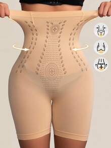 1 chiếc quần lót định hình eo cao, quần tập eo, quần định hình cơ thể, quần bó sát giúp thon gọn vòng bụng, nâng hông và mông cho nữ. - Màu be - Xem 2