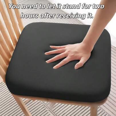 Single-Piece Anti-Slip Memory Foam Cushion Ergonomic Design Slow Rebound Anti-Flat Design Ideal For Office Chairs Odor-Free Year-Round Square Shape Perfect Gift Choice