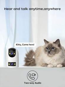 Camera an ninh 5MP 5G WiFi Dual-Light Dual-Lens: Công nghệ đèn kép cho khả năng chiếu sáng tăng cường; Thích hợp sử dụng trong nhà và ngoài trời; WiFi 5G; Phát hiện chuyển động hai vùng; Tầm nhìn ban đêm đầy đủ màu sắc; Âm thanh hai chiều; Chuẩn IP66 cho sử dụng ngoài trời; Cảnh báo tự động; Điều khiển từ xa qua ứng dụng; Hỗ trợ cả thẻ nhớ và lưu trữ đám mây; Lý tưởng để theo dõi trẻ em và giám sát an ninh đường phố. - Đen và trắng - Xem 6