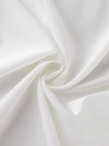 Plus Size Women Ruffle Trim 3/4 Sleeve Button Down Shirt, Summer Top White - White - View 6