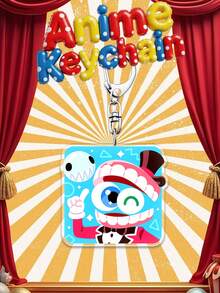 TADC Keychain, Cartoon American Fantasy Television Series Fun Style Anime Keychain, Movie Merchandise, DIY Personalized Idol Merch Gift For Friends Birthday, Animation Keychain, Keychain Collection, Exquisite Decoration, Exquisite Small Gift, Holiday Gift, Collectible - Multicolor - View 3