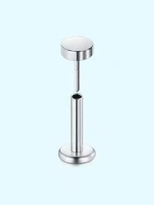 1 chiếc khuyên tai sụn 16G 20G, khuyên tai vành tai, trang sức xỏ lỗ tai bằng thép không gỉ 316L, khuyên tai sụn không ren, khuyên tai dạng phẳng có chốt đẩy, trang sức xỏ lỗ tai cho nữ, khuyên tai thời trang hình trái tim/bướm/sao/trăng/phẳng/hình cầu/hoa, đính đá CZ nhiều màu. - Nhiều màu - Xem 23