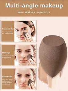 7/1pc Multi-Purpose Makeup Sponge, Powder Puff, Air Cushion Puff, Makeup Tool Set, Reusable Makeup Sponge, Makeup Accessories, Suitable For Concealer, Foundation, BB Cream, Suitable For Cream, Powder, Fit For All Skin Types - Multicolor - View 4