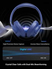 JBL Tune 780NC 无线耳机，自适应降噪，蓝牙 6.0，头戴式耳机，76 小时续航，空间音频，高解析度纯正低音，游戏耳机，带麦克风，适用于旅行、笔记本电脑、PC 和手机。 - 查看 9