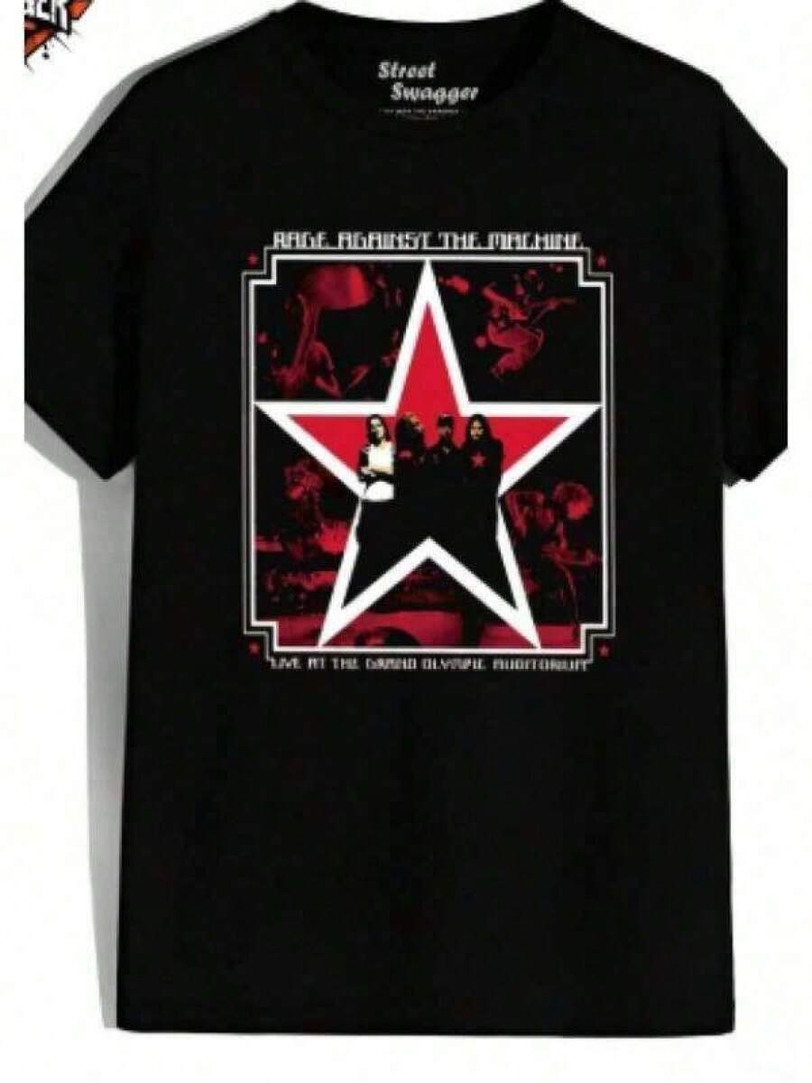 Men's T-Shirt, Punk Icon Collage T-Shirt – Iconic Collage Vintage Band Blondie Style Shirt For New Wave Enthusiasts And Collectors, 1 Piece, Matching Family Outfits, Effortless Styling, Highlight Your Unique Style, Summer Outfits, Spring, Spring Outfits, Women's Tops, Women's T-Shirts, Women's Summer Outfits, Classic Unisex Graphic T-Shirt, Perfect For Everyday Wear, Casual Cotton T-Shirt, Soft, Lightweight And Comfortable, Cotton Daytime Comfort, Stylish Casual Design, Ideal For Men And Women, Crew Neck T-Shirt, Fitness Top, Going Out Top, Outdoor Wear, Vacation, Graduation, Fitted, Slogan T-Shirt, Quote T-Shirt, Minimalist Graphic T-Shirt, Funny Graphic T-Shirt, Beach Party, Surfing, Picnic, Gift, Airport Outfit, Spring, Coordination Sets For DTDL - Black - View 1