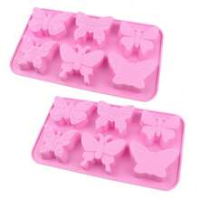 1/2pcs Butterfly Shaped Silicone Chocolate Mold, 3D Butterfly Chocolate Candy Mold In Different Shapes, Suitable For Spring And Easter - Multicolor - View 12