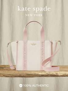 Kate Spade Túi xách nữ KS Kip dung tích lớn, tay cầm phía trên, dây đeo rộng. - Màu be - Xem 1