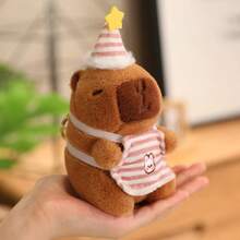 Capibara peluche juguete colgante llavero Capibara Cosplay    Stitch   Plushies bolsa de peluche decoración regalo - 12 cm G - Ver 3