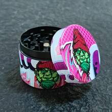 Máy xay kim loại hợp kim kẽm 4 lớp mới, máy xay mini bỏ túi 40mm, dụng cụ nghiền thuốc lá! Công cụ thiết yếu cho người hút thuốc! - Xem 8