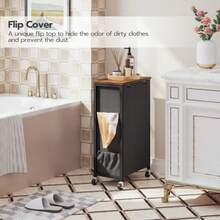 Laundry Baskets - Rustic Brown Black - View 4