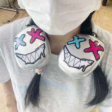 1 Set Transparent Hip-Hop Smiling Face Headphone Protective Case Compatible With Apple Max - Multicolor - View 2