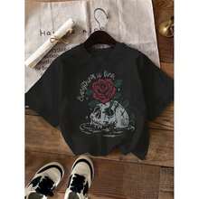 Women T-Shirts - Black - View 8