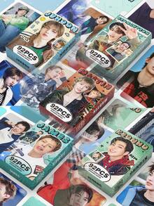92pcs/Box Photo Cards & Stickers, Idol Merchandise, New Album & Songs, Birthday Gift For Friends, Collectibles - Multicolor - View 2