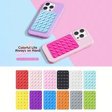 5/10/30 Pieces Of Silicone Suction Cup Phone Stands, Ergonomic Design, Multiple Colors Available, Suitable For Selfies, Videos, Games And Hands-Free Use Of Smartphones - Compatible With Tablets And Smart Displays (Leaves No Residue After Removal) - Multicolor - View 5