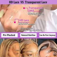 Tóc giả ren 13*4HD, kiểu dáng ôm sát, không cần keo, làm từ tóc thật, đã được tỉa sẵn và cắt sẵn phần ren phía trước, tóc thẳng, mật độ 200% với tóc con, dành cho nữ. - SP4/27 - Xem 44