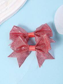 20pcs Cute Multi-Color Onion Rim Screw Threaded 3-Inch Bow Hair Clips, Suitable For Daily Wear And Gifts - Multicolor - View 10