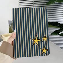 1 chiếc ốp lưng máy tính bảng họa tiết sọc retro và ngôi sao vàng, tương thích với iPad 9.7/10.2/10.9 inch, thế hệ thứ 7/8/10, iPad thế hệ thứ 10 2022 10.9 inch, Air 2/4/5/11 (M3 2025)/13 (M3 2025), Pro 11, 11 (A16 2025)/Tương thích với Galaxy Tab S10+/S9/A9, Tương thích với Matepad. - Nhiều màu - Xem 4
