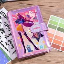 Hasbro 新恶魔猎人，佐伊动漫2D激光笔记本，可爱甜美少女高品质日记本，节日礼物，精美校园用品，返校季礼物 - 彩色 - 查看 7