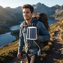 2pcs 2W Solar Panels, Suitable For Outdoor Hiking And Camping - View 3