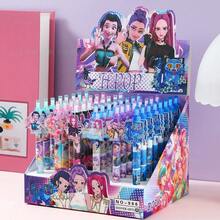 Bộ 6 bút bi bấm hình nhân vật D-Emon Hunter trong K-Pop, viết trơn tru, hình hoạt hình dễ thương, quà tặng văn phòng phẩm, kiểu dáng ngẫu nhiên, thích hợp cho trường học, văn phòng, tiệc tùng. - Nhiều màu - Xem 5