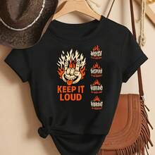 Women T-Shirts - Black - View 1