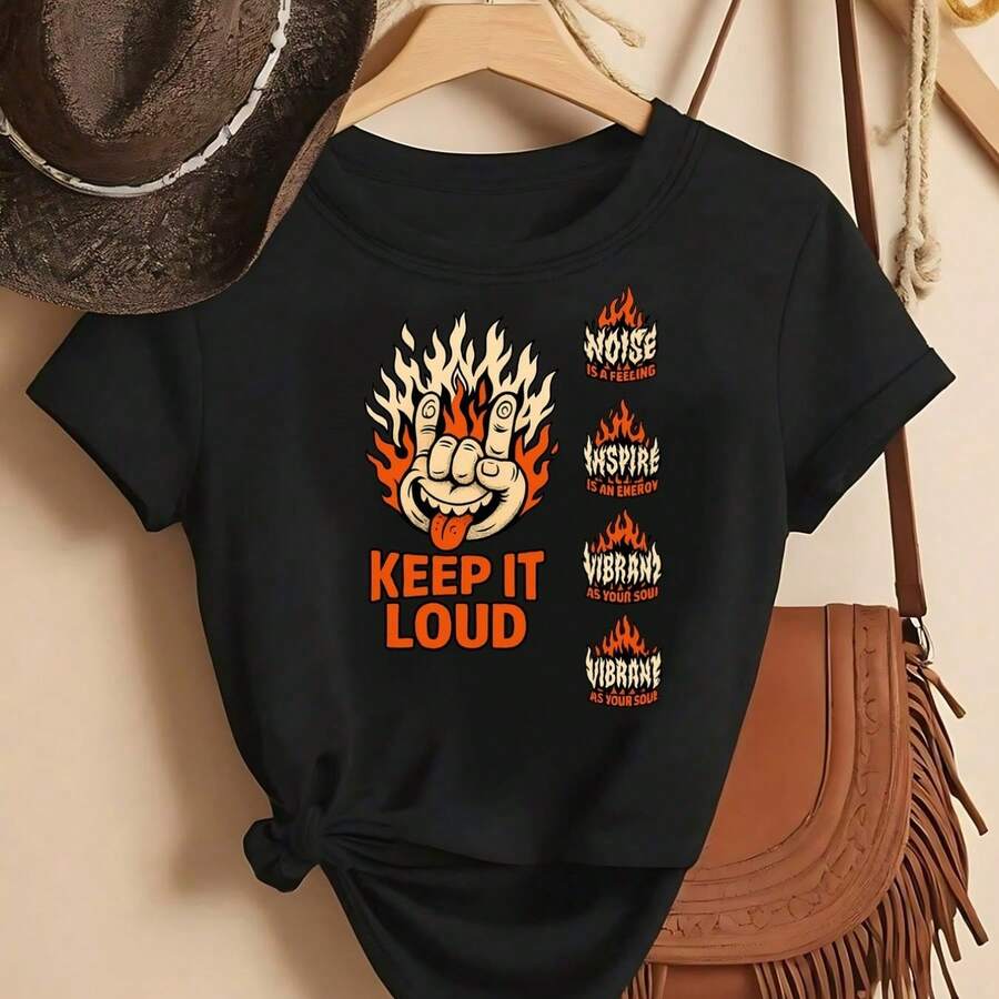 Women T-Shirts - Black - View 1