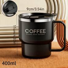 Double-Layer Insulated Coffee Mug Portable 304 Stainless Steel Drinking Cup Durable Sealed Coffee Cup Tumbler For Students Adult - Multicolor - View 16