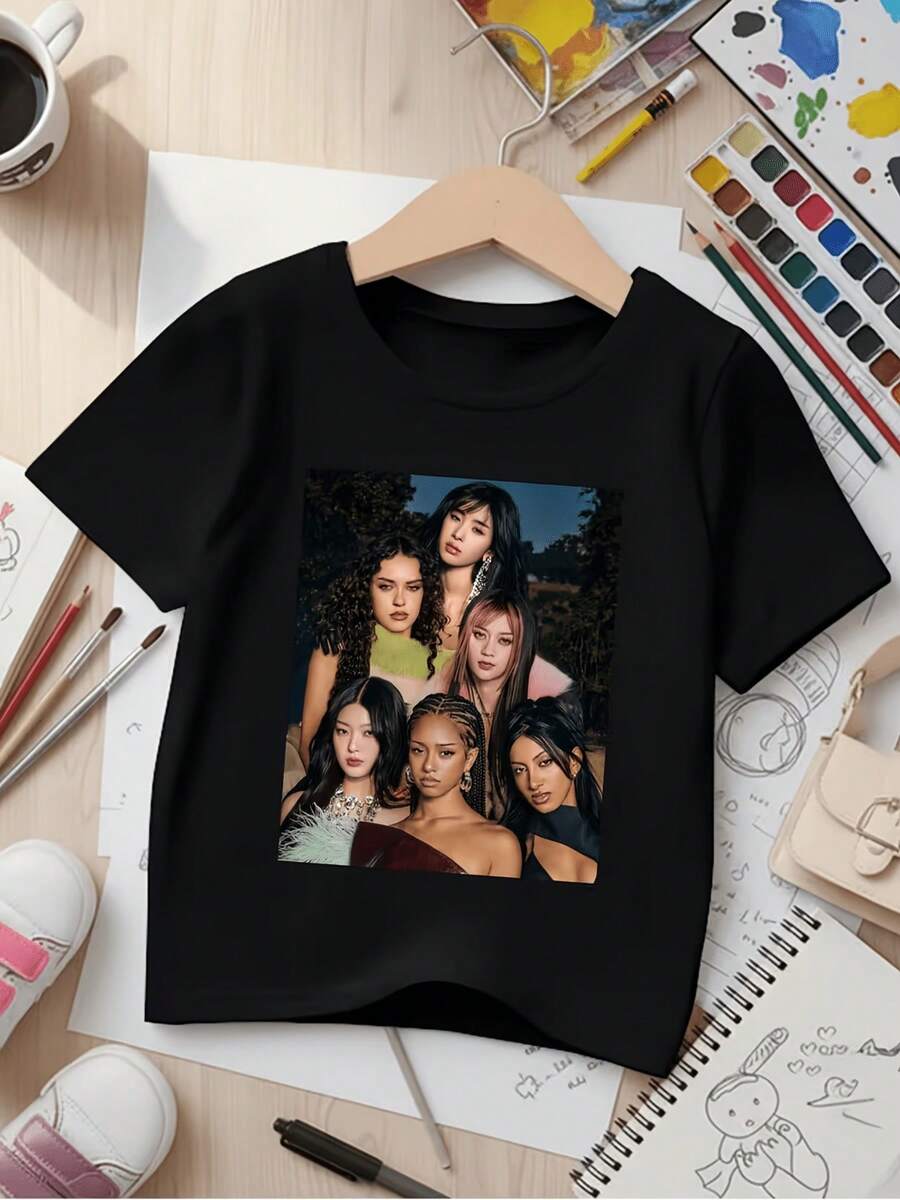 Women T-Shirts - 黑色 - 查看 1