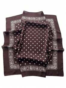 1 pièce Nouveau bandana polyvalent à motif cachemire et paisley, accessoire de voyage, vacances - Multicolore - Voir 2