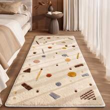 1pc,Multiple Sizes Available,Cartoon Style,1200g Plush,Stain-Resistant,Water-Absorbent,Washable,Suitable For Living Room Carpet,Bedroom Decor,Bathroom Mat,Kitchen Mat,Holiday Gift - Cartoon Style - View 3