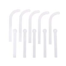 5pcs/10pcs Acrylic Earring Display Stands - Semi-Circle Jewelry Holder, 4.5 Inch Lightweight Durable Earring, Pendant Earring Rack, No Power Needed, Minimalist Design, Smooth Surface, Ideal For Boutiques, Retail Stores - Multiple Styles - View 5