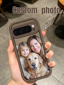 1 pièce Coque de téléphone personnalisable avec photo, Photo d'été/Y2K/Famille/Amis/Couple Anniversaire, Coque de téléphone transparente anti-chute aux quatre coins, Compatible avec 10a/10pro/9pro/9a/8a/8/8pro/7/6, Coque de téléphone d'été | Coque de téléphone premium | Cadeau pour femmes - Tabac - Voir 3