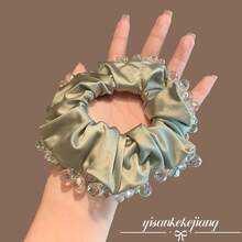 Elastics & Ties - Coletero con diamantes de imitación verdes - Ver 9