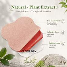 28Pcs, Belly Patch, Extra Large Mugwort Moxibustion Patch, Non-Woven Material, Breathable, Suitable For Belly, Shoulders, Back, Waist - 28pcs - View 6