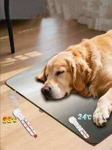 Summer Pet Cooling Aluminum Plate, Small Pet Hamster Heat Relief Cooling Mat, Aluminum Material, Effective Cooling, Summer Rabbit Lying Mat, Dog & Cat Cooling Products - View 9