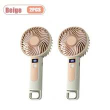 Portable Fans - Beige-2PCS - View 2