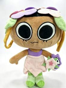 New Arrival 14 Inch Dandy's World Bassie Plush Toy Soft Stuffed Flower Basket Doll Game Peripheral Gift For Kids Fans - Màu Khaki - Xem 2
