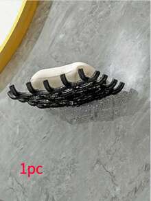 Grid Wall-Mounted Soap Dish, Bathroom And Shower Drain Rack, Wall-Mounted Storage Hook, Suitable For Hanging Towels, Bath Sponges, Brushes, Hats, Necklaces, Etc. - Random Styles - View 9