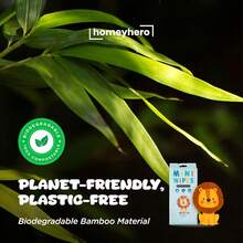 7 X 5.6 Inches (Sky L), 16 Pa (128 Wipes), Leak Proof, Resealable, Moist 30 Days, 100% Plant-Based Bboo, -Free & Hypoallernic, Travel  Wipes - Fragrance-Free Wet Wipes Travel Pa Variant 1 - Sư Tử Bầu Trời - Xem 6