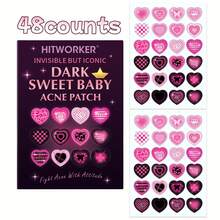 120/48 Pieces/Box Heart Shaped Hydrogel Acne Removing Paste Alcohol Zero Add Drug Zero Add Mild Non Irritating Acne Removing Concealer Paste High Quality Acne Removing Paste Beautiful Holiday Gift - Multicolor - View 11