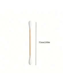 200PCS/400PCS Baby Cotton Swabs, Double Head Round Cotton Swabs, Multi-Purpose Precision Double Tip Cotton Swabs, Cosmetic Cotton Swabs - Cotton Swab - View 6
