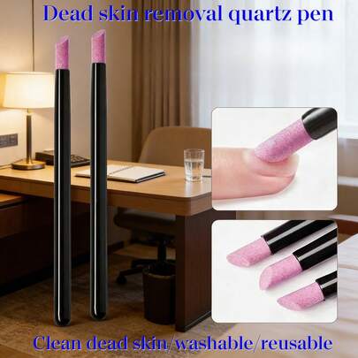 1/3/5 Pcs Quartz Nail File Brush, Fragrance-Free And Perfect For Nail Care. Equipped With Fine Grinding Head To Smooth Nail Edges, Keep Nails Healthy. Ergonomic Easy-Grip Design, Suitable For Nail Trimming And Foot Care.