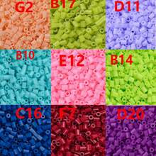 24 Colors/12000pcs, 2.6mm Fuse Beads Creative Small Hole Beads Refill Pack, Fuse Beads Handmade Pixel Art DIY Puzzle 3D Puzzle DIY Ironing Beads Handmade Craft, Professional Tools Required - Multicolor-3 - View 5
