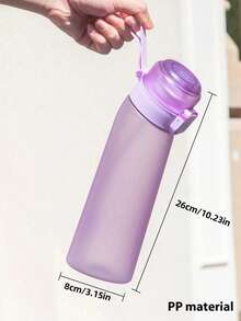 1 bình nước hương trái cây, bộ dụng cụ bình nước thể thao, bình uống nước ngoài trời kèm 1 vòng hương trái cây hình bầu dục ngẫu nhiên, quà tặng cho phòng tập gym và hoạt động ngoài trời. - Nhiều màu - Xem 6