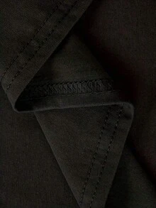 Camiseta Casual Minimalista con Patrón Elegante y Moderno para Año Nuevo, Camiseta de Cuello Redondo para Mujer, para Todas las Temporadas, Suave y Cómoda - Estilo Vintage Urbano, Unisex, de Algodón, Manga Corta, Cuello Redondo. - Negro - Ver 5