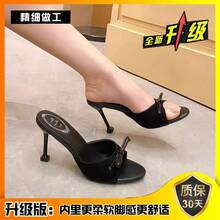 Women Heeled Sandals - Black - View 8