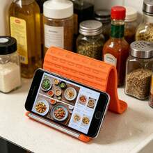 Silicone Tablet Stand, Creative Foldable Transformable Slouchy Phone Holder, Travel Accessory - View 1